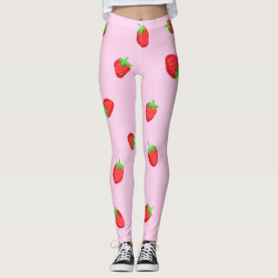 Niedliche Erdbeeren Leggings