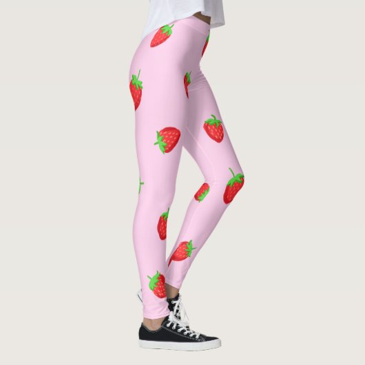 Niedliche Erdbeeren Leggings (Rechts)