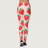 Niedliche Erdbeeren-Leggings Leggings (Rückseite)
