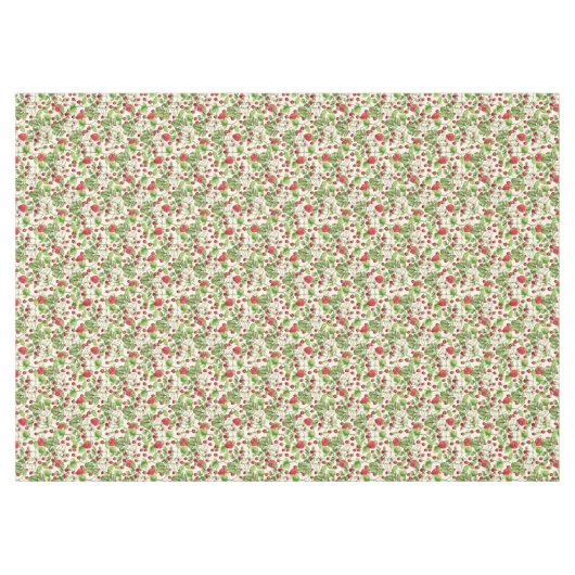 Niedliche Erdbeeren Tischdecke (Vorderseite (Horizontal))