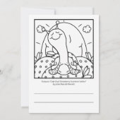 Niedliche Erdbeeren und Sommersonnenlächeln Karte (Rückseite)