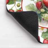 Niedliche Erdbeeren Wasserfarbe Mousepad (Ecke)