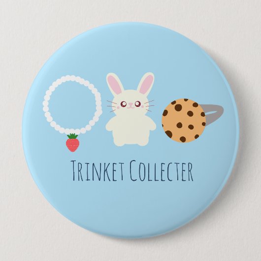 Niedliche Erdbeerenkette, sonnige und ringförmige Button (Vorderseite)