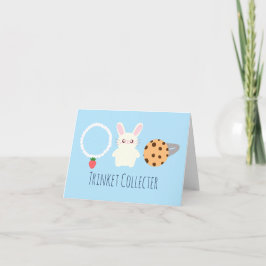 Niedliche Erdbeerenkette, sonnige und ringförmige Karte