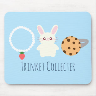 Niedliche Erdbeerenkette, sonnige und ringförmige Mousepad