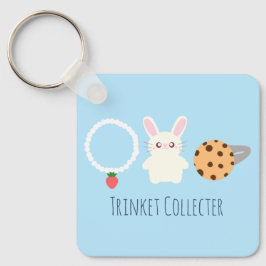 Niedliche Erdbeerenkette, sonnige und ringförmige Schlüsselanhänger