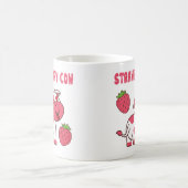 Niedliche Erdbeerkuh Kaffeetasse (Mittel)