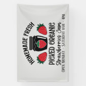 Niedliche Erdbeermarmelade ergänzen Tage mal Händl Banner (Vertikal)