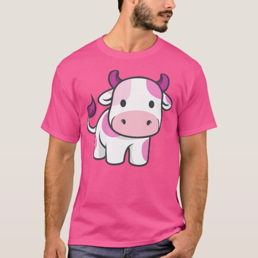 Niedliche Erdbeermilch T-Shirt (Vorderseite)