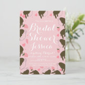 Niedliche Erdbeerschokolade Driving Coffee Hearts Einladung (Stehend Vorderseite)