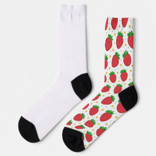Niedliche Erdbeersocken Socken