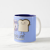 Niedliche Erdnussbutter-u. Gelee-u. Zweifarbige Tasse (VorderseiteRechts)