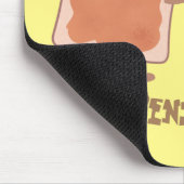 Niedliche Erdnussbutter und Gelee-Sandwich-Cartoon Mousepad (Ecke)