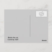 niedliche Erhöhung Postkarte (Rückseite)