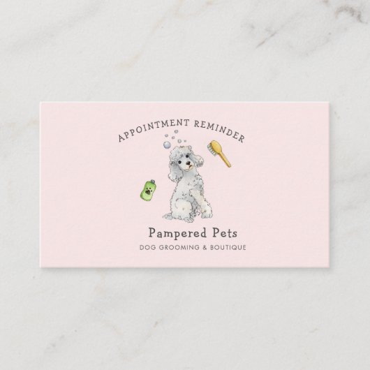 Niedliche Erinnerung für Haustiere Visitenkarte (Vorderseite)