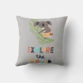 Niedliche Erkundung Koalas Kissen (Rückseite)