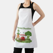 Niedliche Erntefreunde Gemüsefreunde Bauern- Schürze (InSitu)