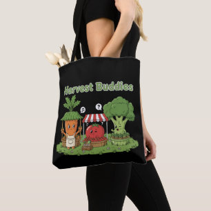 Niedliche Erntefreunde Gemüsefreunde Bauern- Tasche