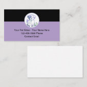 Niedliche, erschwingliche Sitzplatzkarten Visitenkarte (Vorne/Hinten)