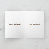 Niedliche Esel-Cartoon-Abbildung Karte (Innenseite)