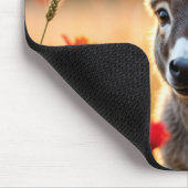 Niedliche Eselspopäden schmücken Tierkunst Mousepad (Ecke)