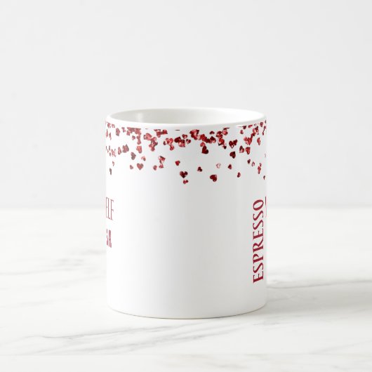 Niedliche Espresso Sie selbst rot Groß und kühl Kaffeetasse (Mittel)