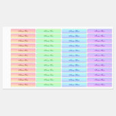 Niedliche Etiketten auf den Etiketten auf dem Etik (Blatt)