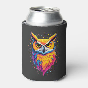 Niedliche Eukalyptuskunst Owl Nocturnal Bird Lover Dosenkühler