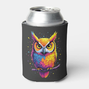 Niedliche Eukalyptuskunst Owl Nocturnal Bird Lover Dosenkühler