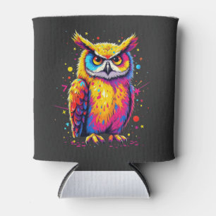 Niedliche Eukalyptuskunst Owl Nocturnal Bird Lover Dosenkühler