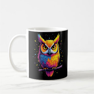 Niedliche Eukalyptuskunst Owl Nocturnal Bird Lover Kaffeetasse