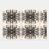 Niedliche Eule auf einem Zweig Geschenkpapier Set (Vorderseite)