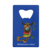 Niedliche Eule-Bücher Geldbeutel Flaschenöffner (Vorderseite)