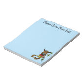 Niedliche Eule-Bücher Notizblock (Rotiert)