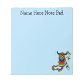 Niedliche Eule-Bücher Notizblock (Vorderseite)