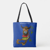 Niedliche Eule-Bücher Tasche (Rückseite)