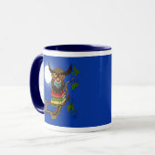 Niedliche Eule-Bücher Tasse (Vorderseite Links)