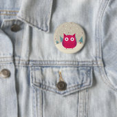 Niedliche Eule Button (Beispiel)