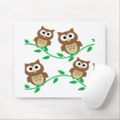 niedliche Eule Cartoon Mousepad (Mit Mouse)