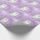 Niedliche Eule Geschenkpapier (Ecke)