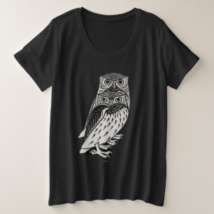 Niedliche Eule Große Größe T-Shirt