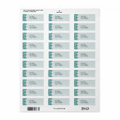 niedliche Eule-Konturen auf blau (Vorne)