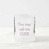 Niedliche Eule Mattglastasse (Mittel)