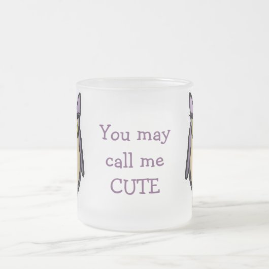 Niedliche Eule Mattglastasse (Mittel)