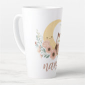 Niedliche Eule mit Mond Milchtasse (Linke Ecke)