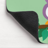 Niedliche Eule Mousepad (Ecke)