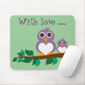 Niedliche Eule Mousepad (Mit Mouse)