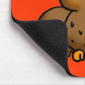 Niedliche Eule Mousepad (Ecke)