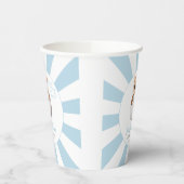 Niedliche Eule schlüpfen bald Baby Junge duschen P Pappbecher (Links)