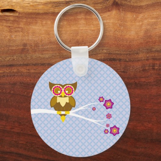 Niedliche Eule Schlüsselanhänger (Vorderseite)